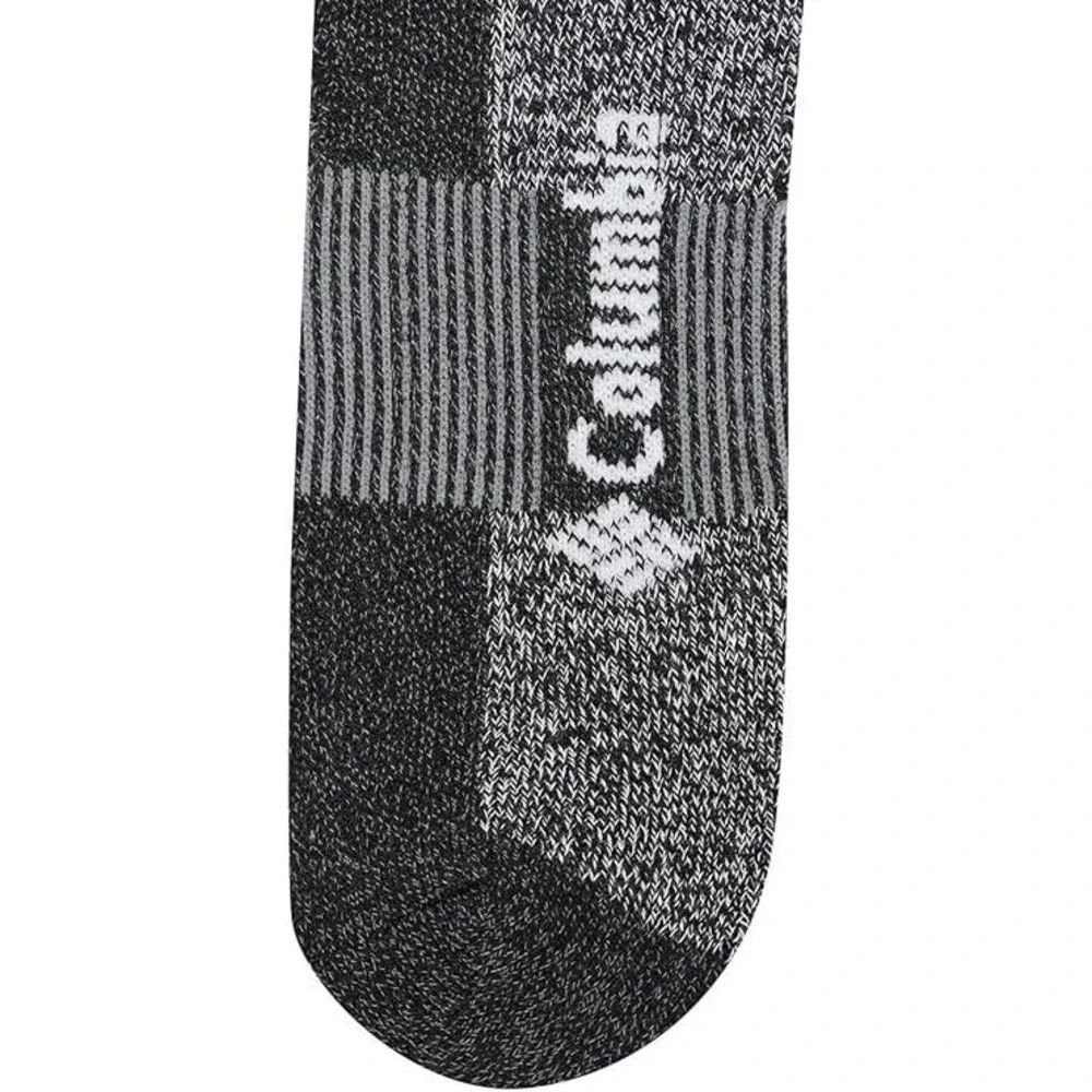 Columbia Men's 8 Pairs Moisture Control Crew Socks Black/Gray Sz‎ 6-12 - NWT